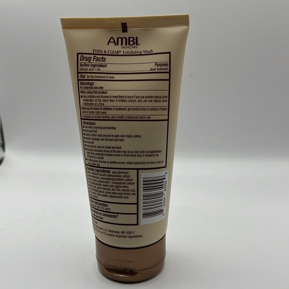 AMBI Skincare EVEN & CLEAR Exfoliating Wash prevent breakouts clears 5.0 OZ - Picture 4 of 4